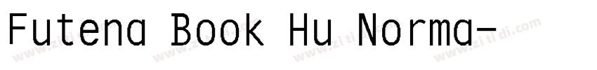 Futena Book Hu Norma字体转换